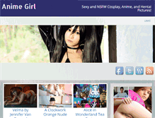 Tablet Screenshot of animegirl.org